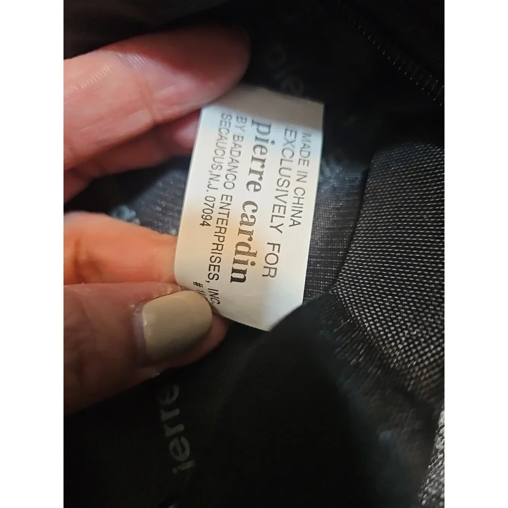 Pierre Cardin Black Garment Bag Hanging Travel Suit Carrier‎ NWT